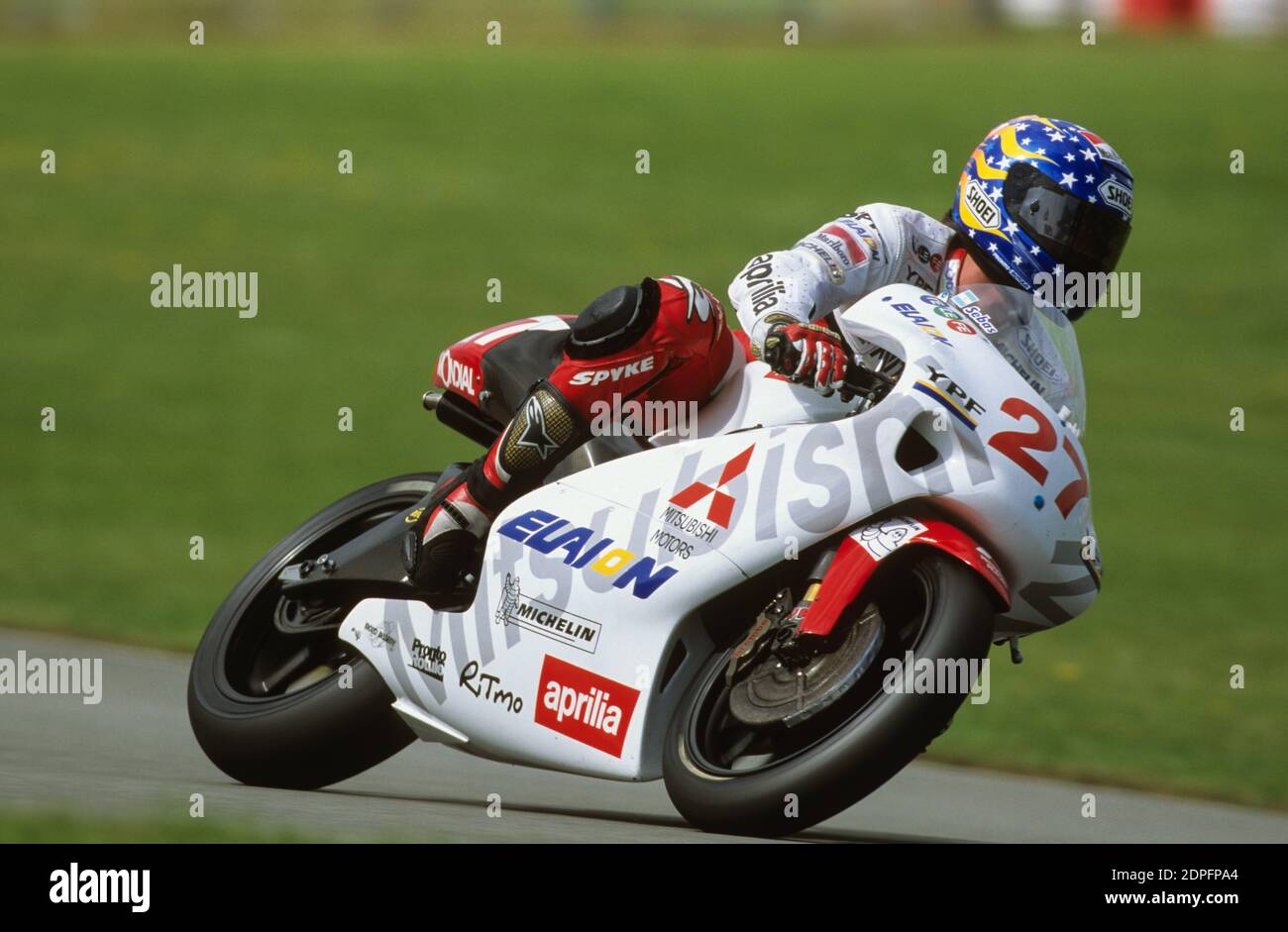 Niederländischer GP 500, Sebastian Porto, (ARG), Aprilia 250, niederländischer GP 250, Assen 1998 Stockfoto