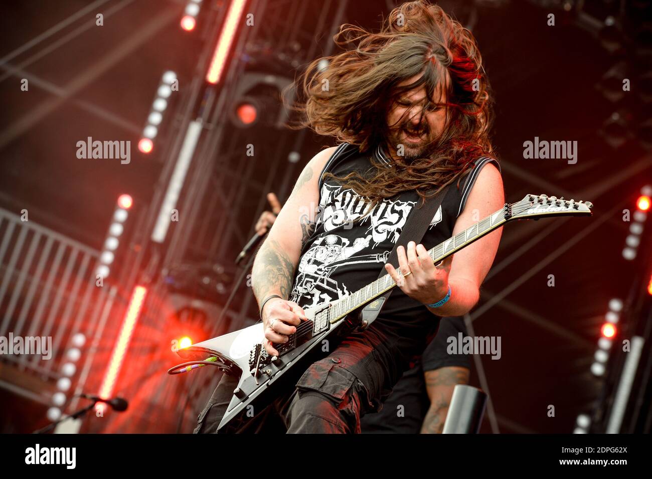 Sepultura im Konzert beim 26. Wacken Open Air Festival in Wacken, Deutschland am 31. Juli 2015. Foto von Julien Reynaud/APS-Medias/ABACAPRESS.COM Stockfoto