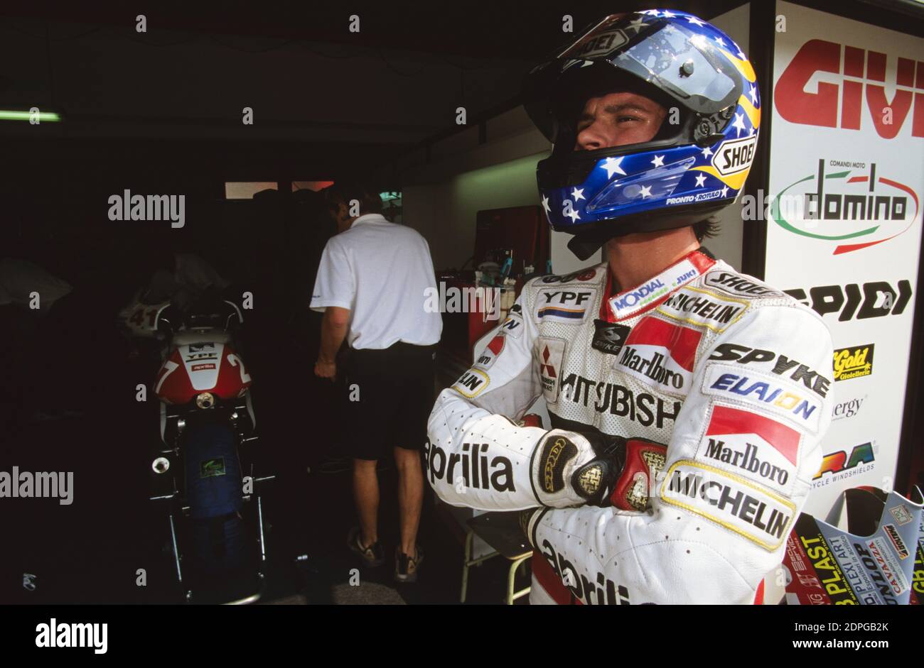 Sebastián Porto (ARG), Aprilia 250, Italien GP Moto 250, Imola 1998 Stockfoto