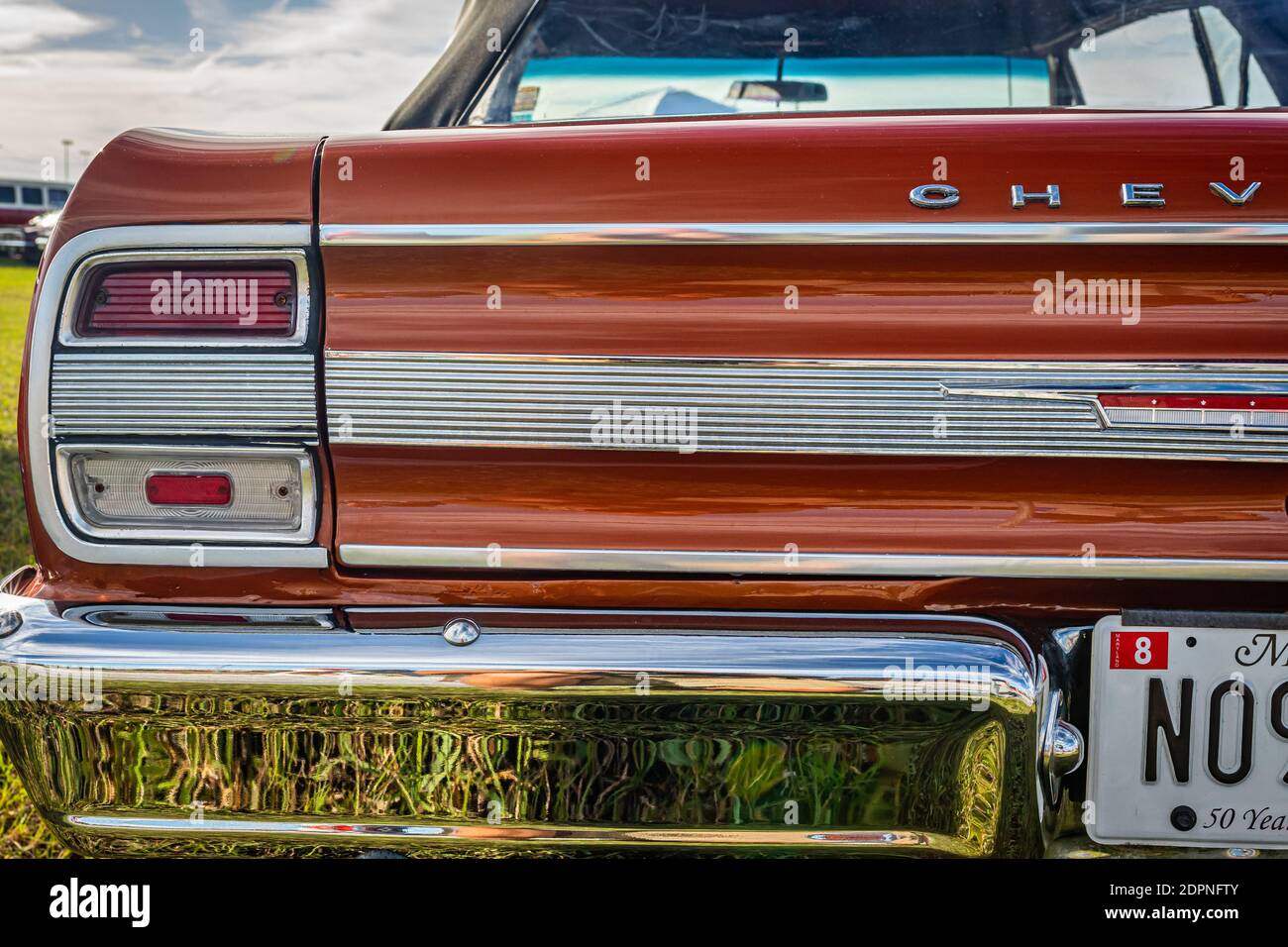 Daytona Beach, FL - 27. November 2020: 1964 Chevrolet Chevelle Cabriolet auf einer lokalen Auto-Show. Stockfoto