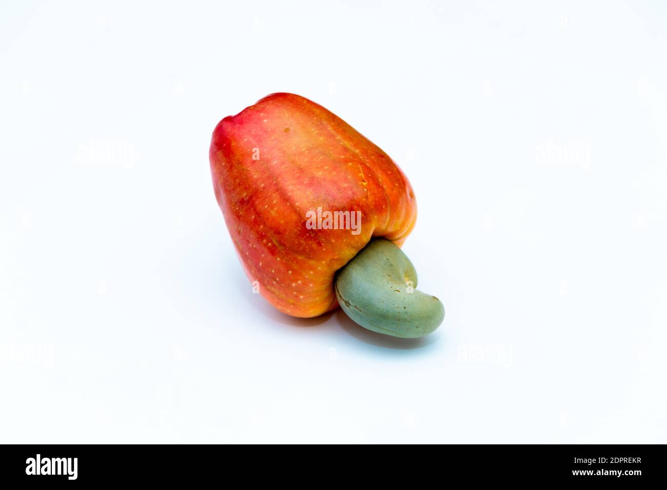 Cashuw Obst Nahaufnahmen in weißem Hintergrund Stockfoto