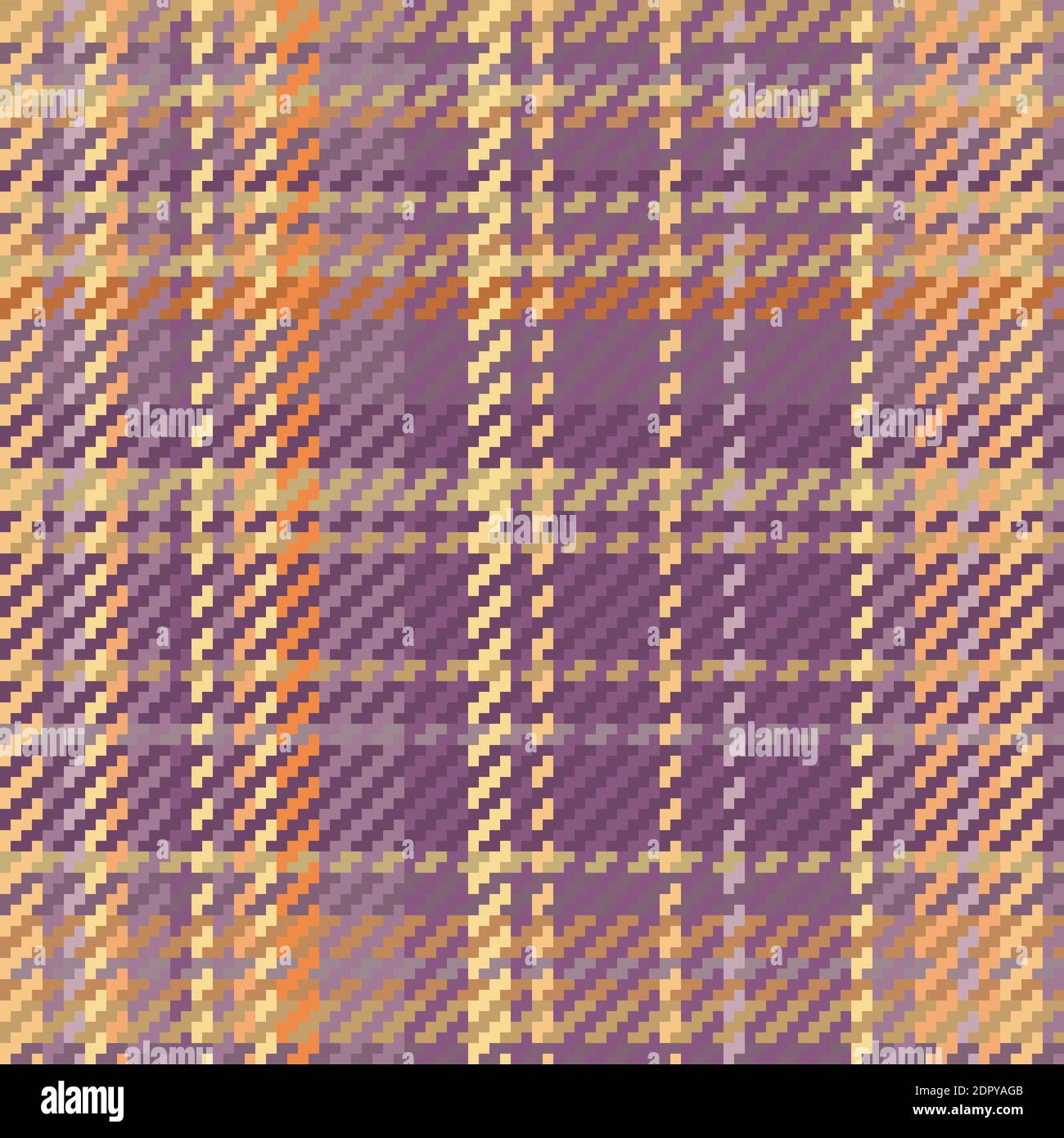 Nahtloses Muster aus schottischem Tartan-Karo. Wiederholbarer Hintergrund mit Check-Fabric-Textur. Flache Vektor-Kulisse mit gestreiftem Textildruck. Stock Vektor