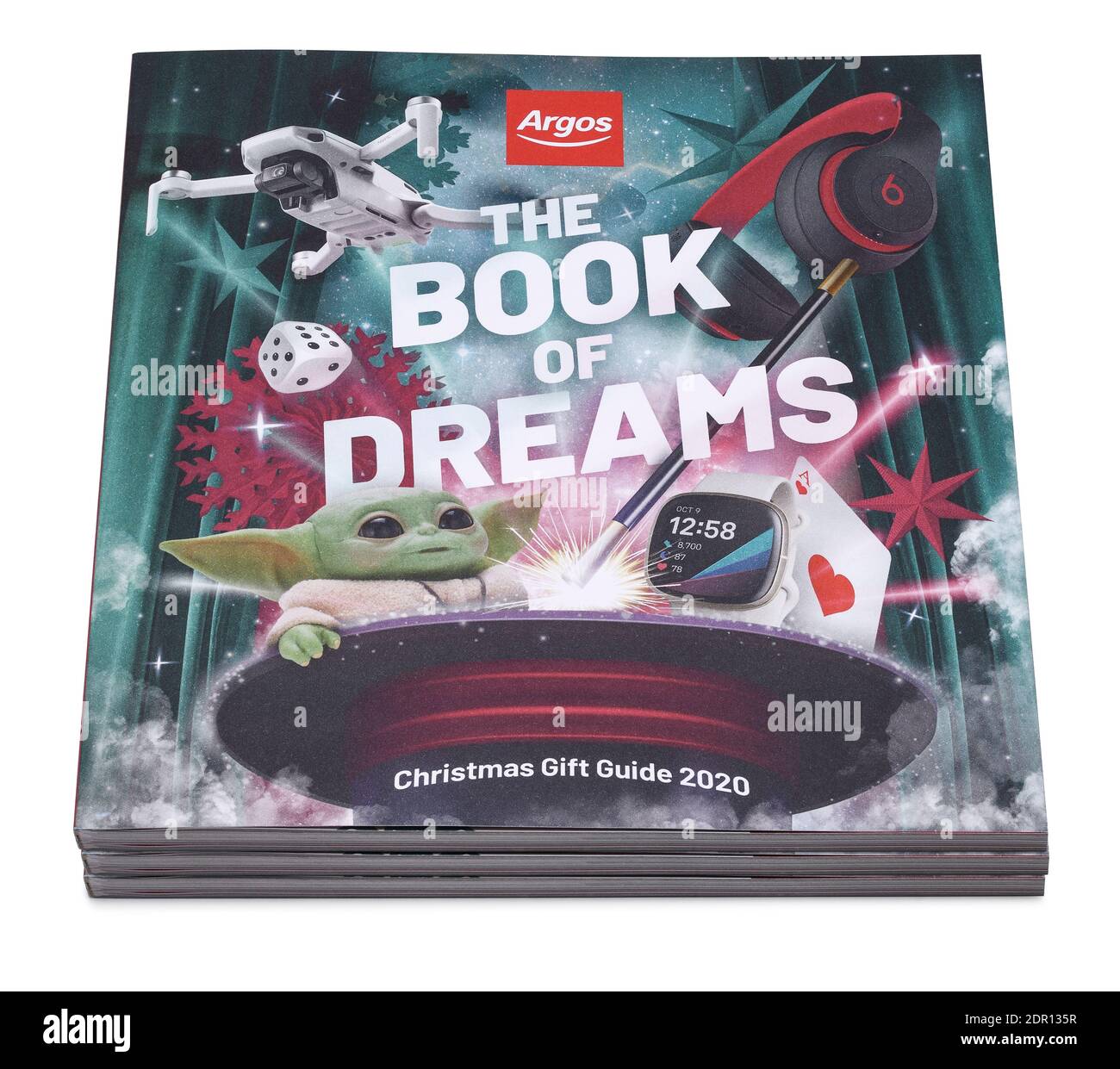 The Argos Christmas Gift Guide 2020 das Buch der Träume Stockfoto