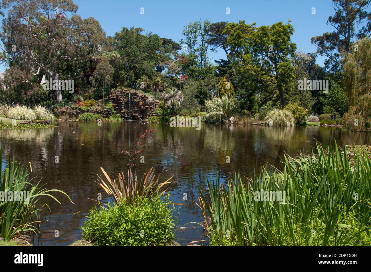 Die Gärten von Rippon Lea Estate, Elsternwick, Victoria, Australien Stockfoto