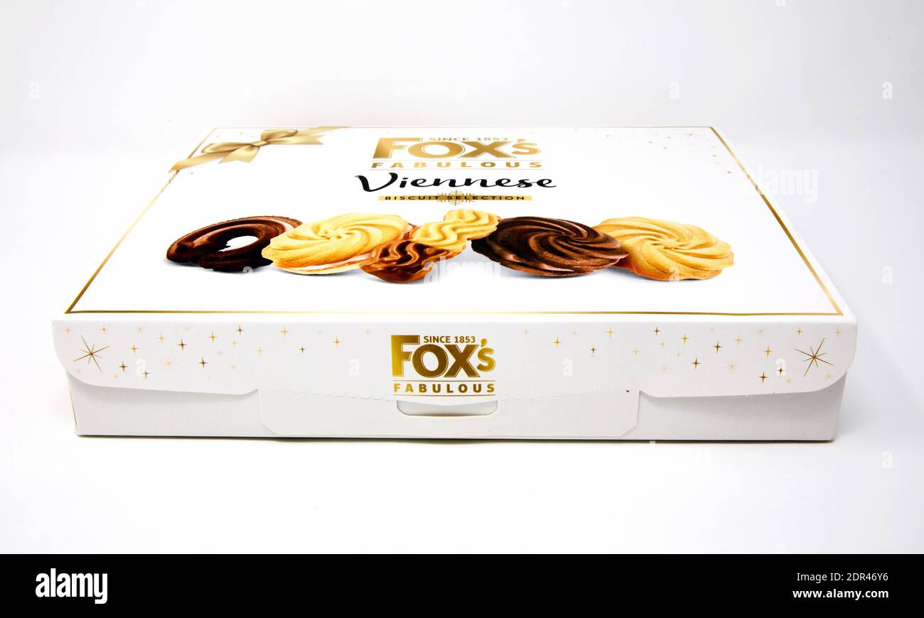 Fox's Fabulous Viennese Biscuit Selection Stockfoto