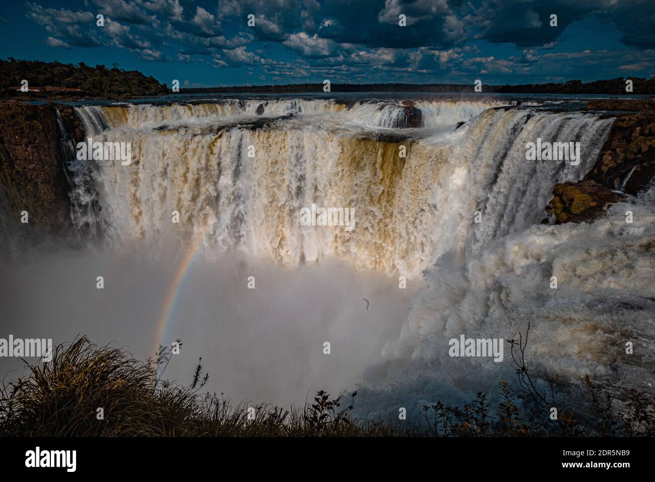 Die Teufelskehle in Iguazu fällt Argentinien Seite Stockfoto