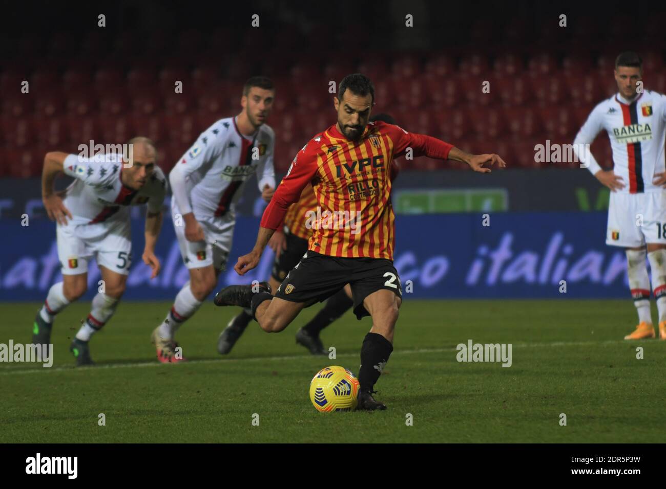 Benevento, Italien. Dezember 2020. Marco Sau (Benevento) während Benevento Calcio vs Genua CFC, Italienische Fußball-Serie EIN Spiel in benevento, Italien, Dezember 20 2020 Kredit: Unabhängige Fotoagentur/Alamy Live Nachrichten Stockfoto