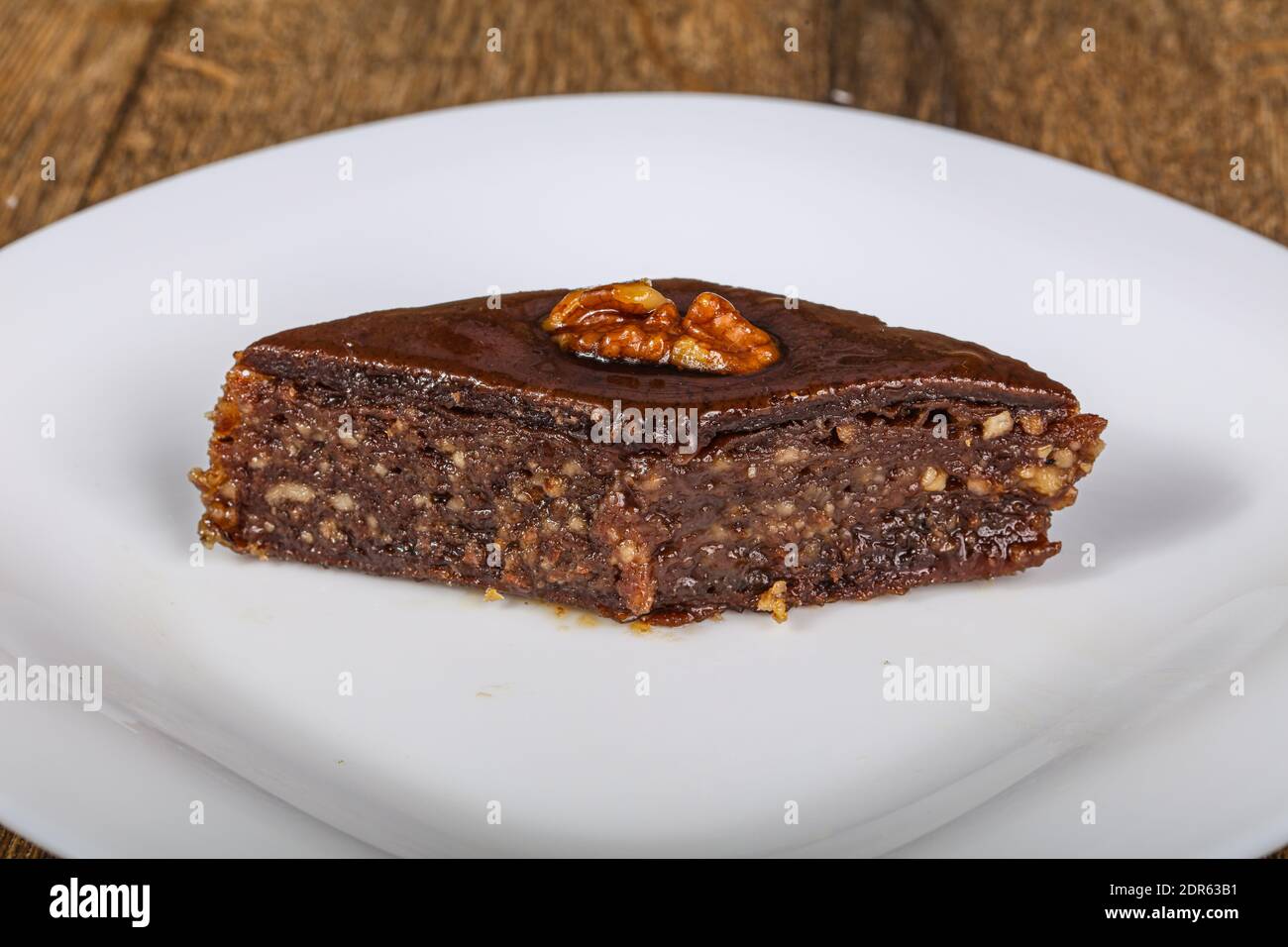 Türkische Delight Baklava mit Honig und Nuss Stockfotografie - Alamy