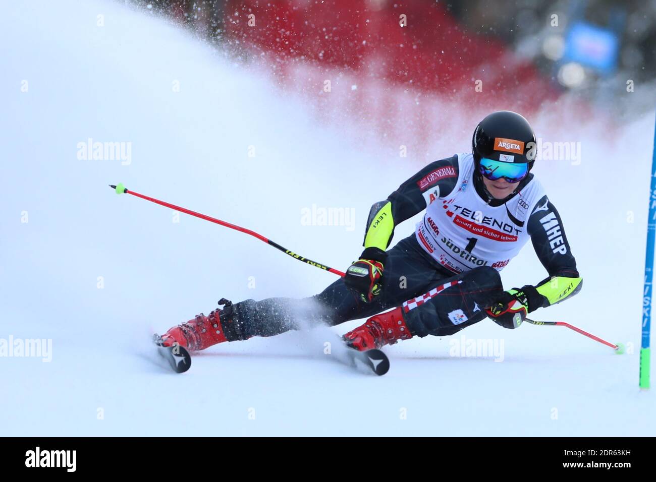 Alta Badia, Italien. Dezember 2020. FIS Alpiner Skiweltcup - Covid-19 Outbreak - 4. Herren Riesenslalom am 20/12/2020 in Alta Badia, Italien. In Aktion (Foto von Pierre Teyssot/ESPA-Images) Quelle: European Sports Photo Agency/Alamy Live News Stockfoto