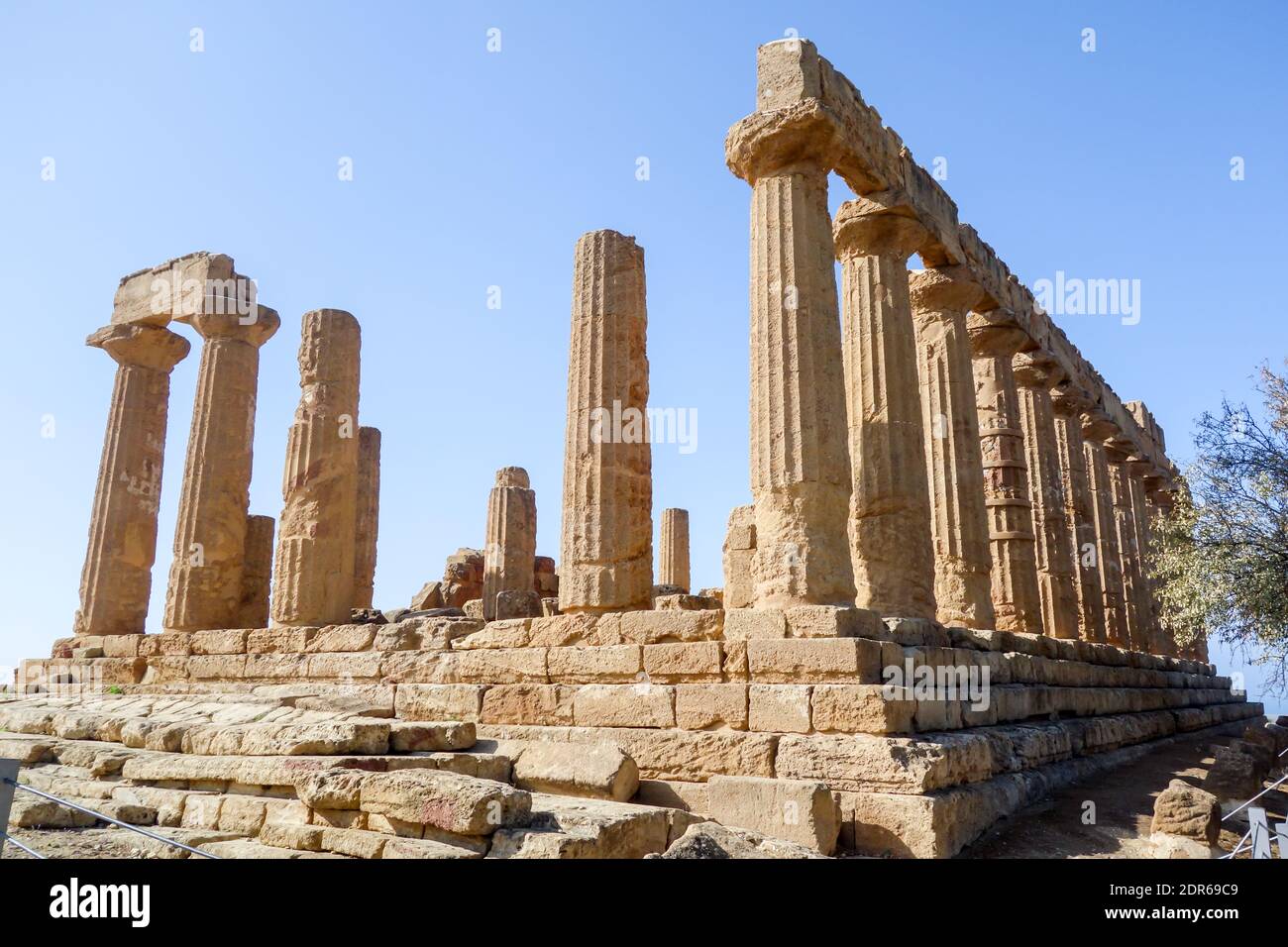 AGRIGENTO, ITALIEN 14. Okt 2019 Der Tempio di Giunone ist im