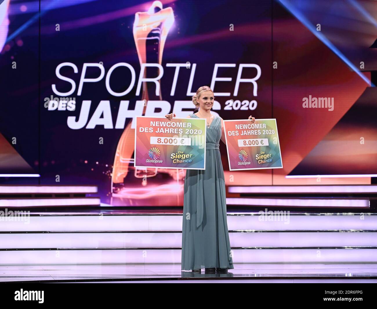Baden Baden, Deutschland. Dezember 2020. Lea Sophie Friedrich (Rennrad-Newcomer, Newcomer des Jahres). GES/Athlete of the Year 2020, 20. Dezember 2020 EMBARGOING ZEITRAUM für elektronische Medien, Internet, Social Media: Sonntag, 20. Dezember 2020, 10:30 Uhr! Sport: Award Sportler des Jahres: 'Sportsman des Jahres 2020' Gala, Baden-Baden, 20. Dezember 2020 zur weltweiten Nutzung Quelle: dpa/Alamy Live News Stockfoto