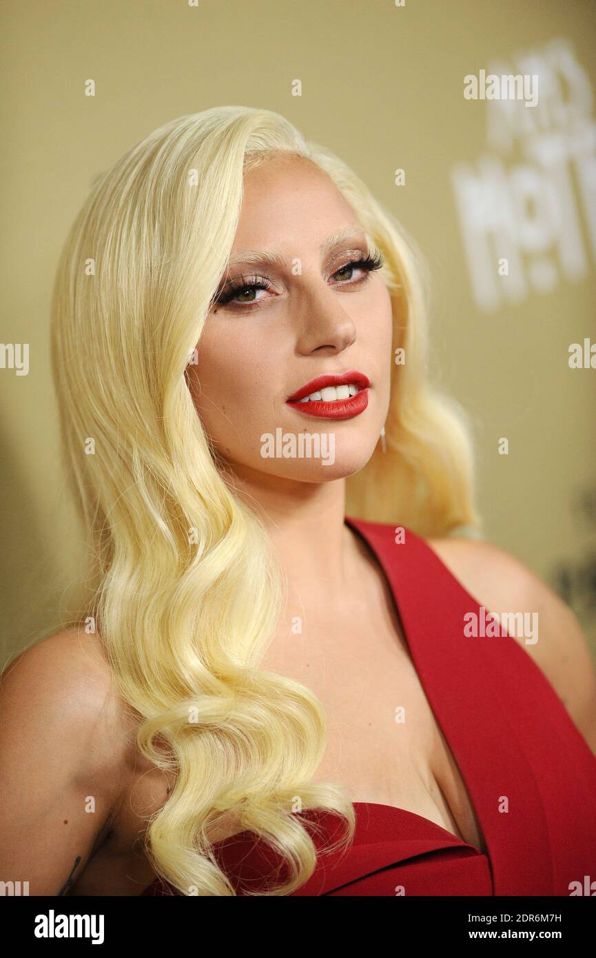 Lady Gaga nimmt an der Premiere von FX's American Horror Story: Hotel im Regal Cinemas L.A. Teil Live am 3. Oktober 2015 in Los Angeles, CA, USA. Foto von Lionel Hahn/ABACAPRESS.COM Stockfoto