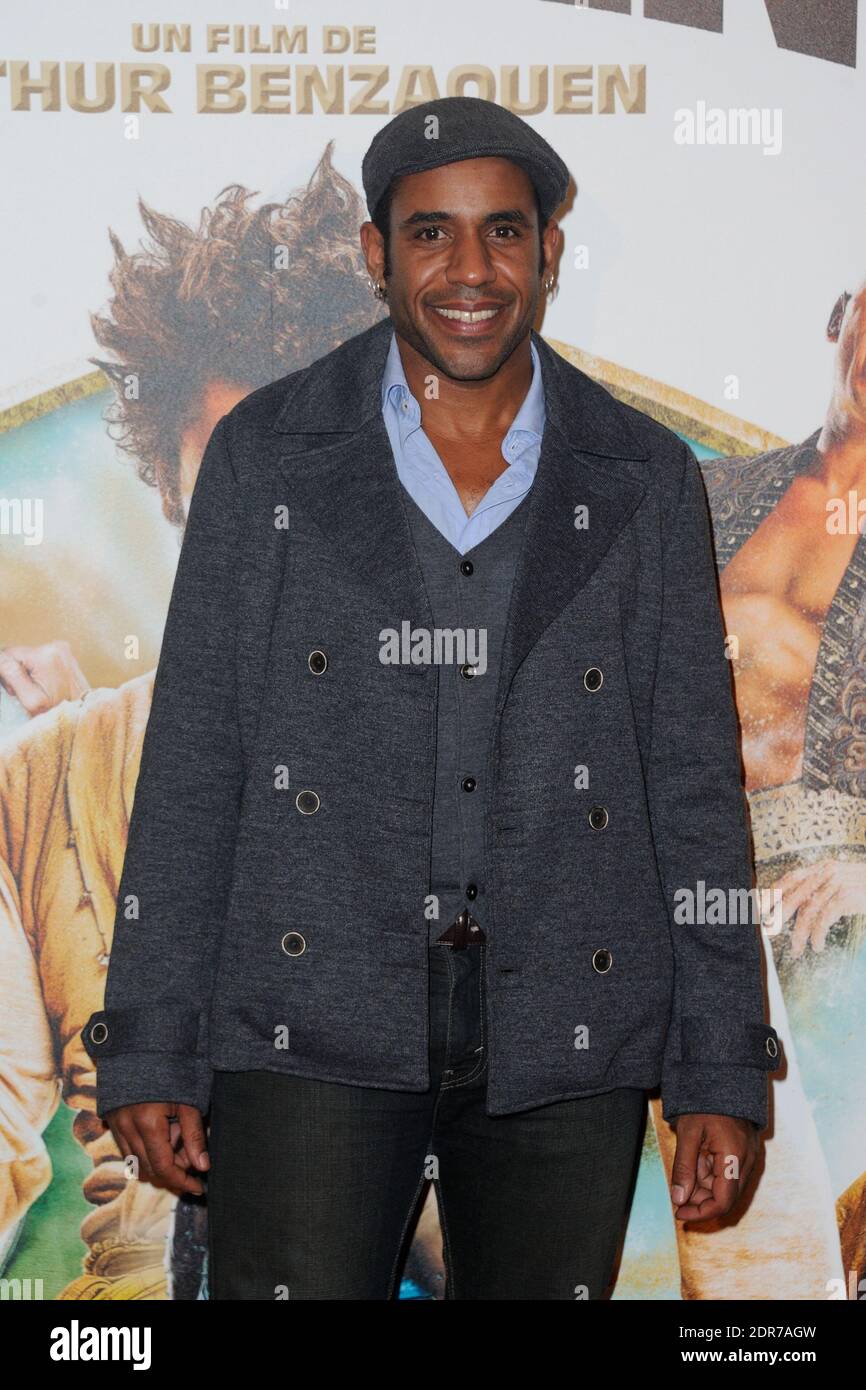 Loup-Denis Elion bei Aladin Premiere A Le Grand Rex in Paris, Frankreich am 6. Oktober 2015. Foto von Alban Wyters/ABACAPRESS.COM Stockfoto