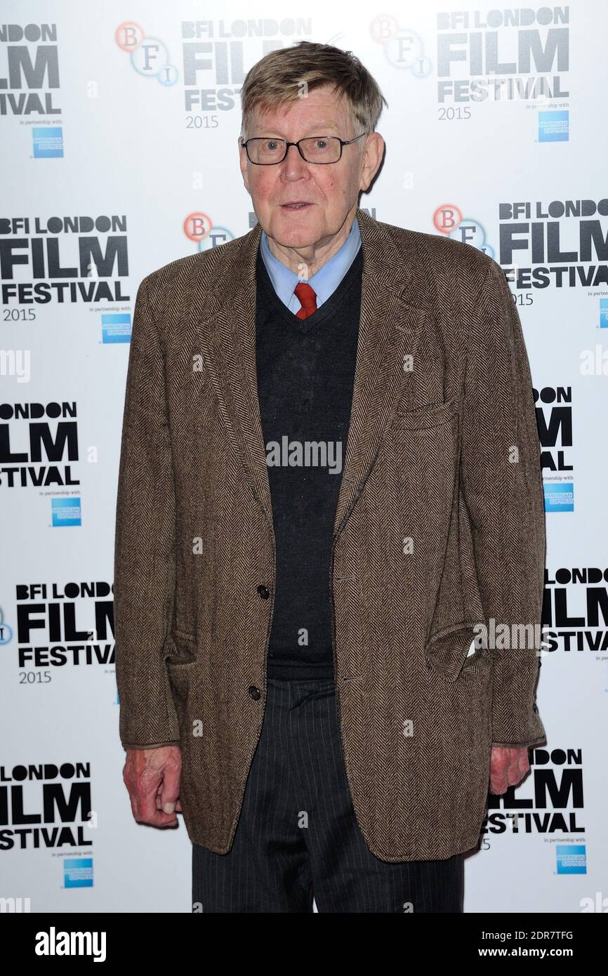 Alan Bennett besucht The Lady in the Van Photocall im Rahmen des 59. BFI London Film Festival im Claridge's Hotel in London, Großbritannien, am 13. Oktober 2015. Foto von Aurore Marechal/ABACAPRESS.COM Stockfoto