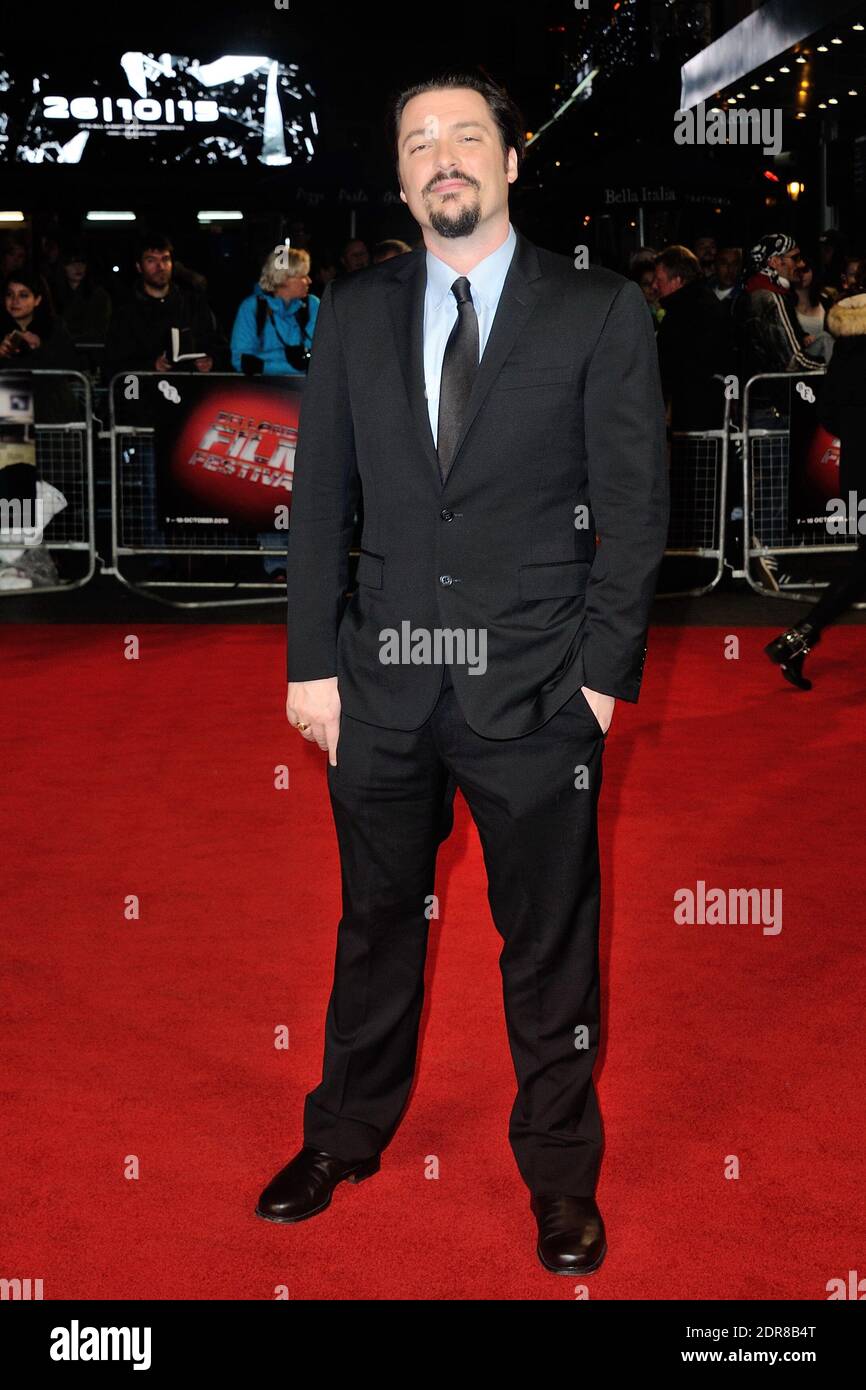 Regisseur James Vanderbilt bei der "Truth" Premiere im Rahmen des 59. BFI London Film Festival am Odeon Leicester Square in London, England am 17. Oktober 2015. Foto von Aurore Marechal/ABACAPRESS.COM Stockfoto