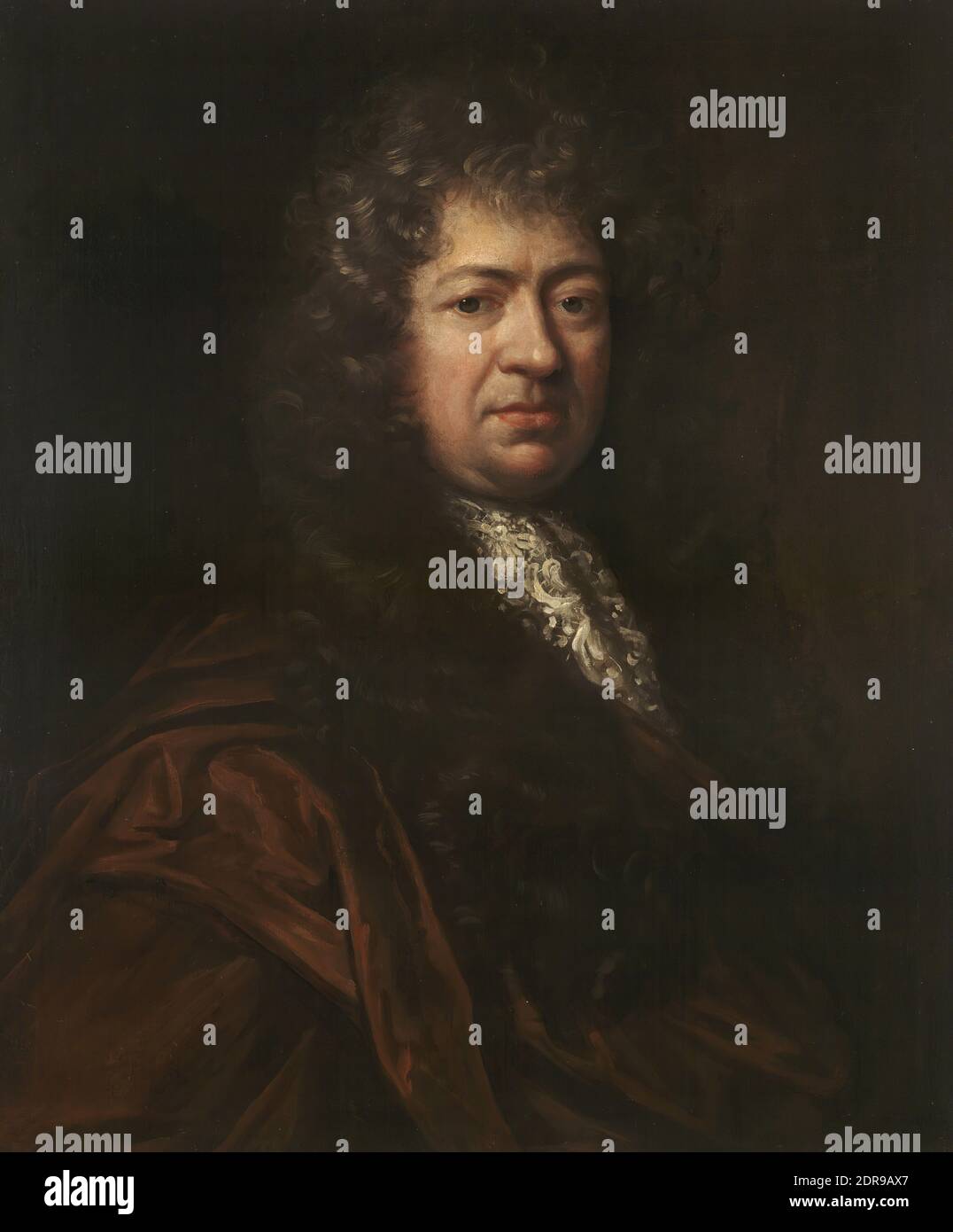 Künstler: John Riley, britisch, 1646–1691, Samuel Pepys, Öl auf Leinwand, 77.5 × 66.7 × 1.3 cm (30 1/2 × 26 1/4 × 1/2 in.), nicht zu sehen, britisch, 17. Jahrhundert, Gemälde Stockfoto