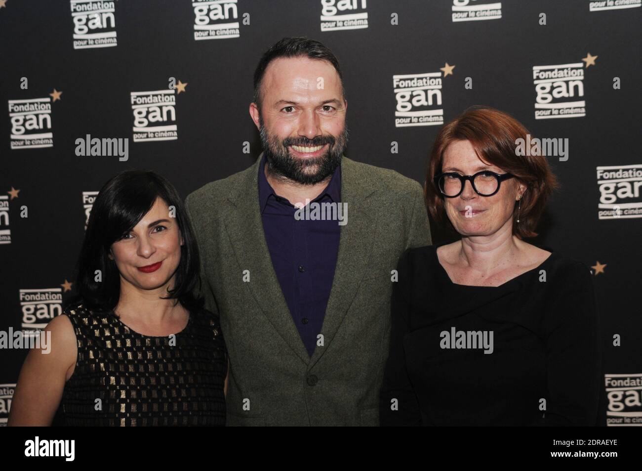 Annarita Zambrano pour 'Apres la guerre' Produit par Stephanie Douet. Laureats 2015 de la Fondation Gan pour le Cinema a Paris, France le 30 November 2015. Foto von Alain Apaydin/ABACAPRESS.COM Stockfoto
