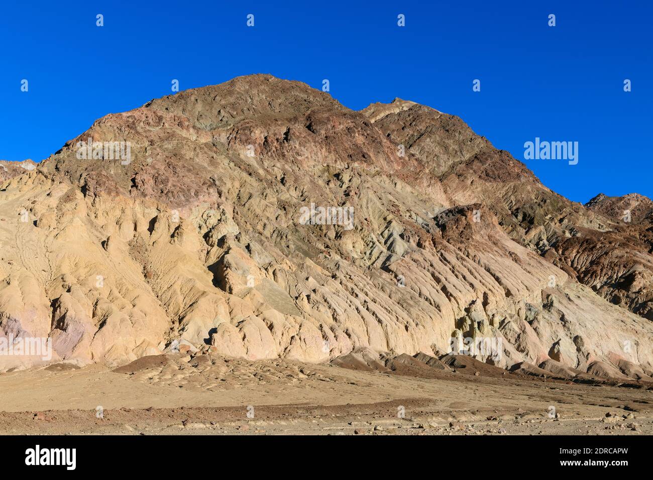Erodierende Hügel am Desolation Canyon im Death Valley National Park, Kalifornien, USA Stockfoto