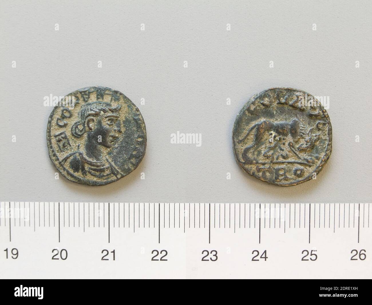 Münzstätte: Alexandria Troas, Münze von Alexandria Troas, 3. Jahrhundert n. Chr., Bronze, 4.74 g, 1:00, 21 mm, hergestellt in Alexandria Troas, Griechisch, 3. Jahrhundert n. Chr., Numismatik Stockfoto