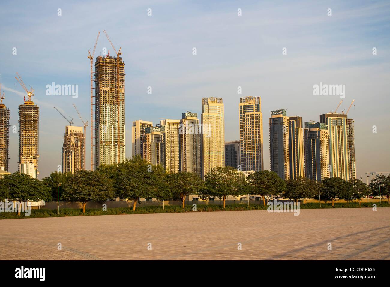 Dubai Creek Hafenentwicklung von EMAAR. VAE. Stockfoto
