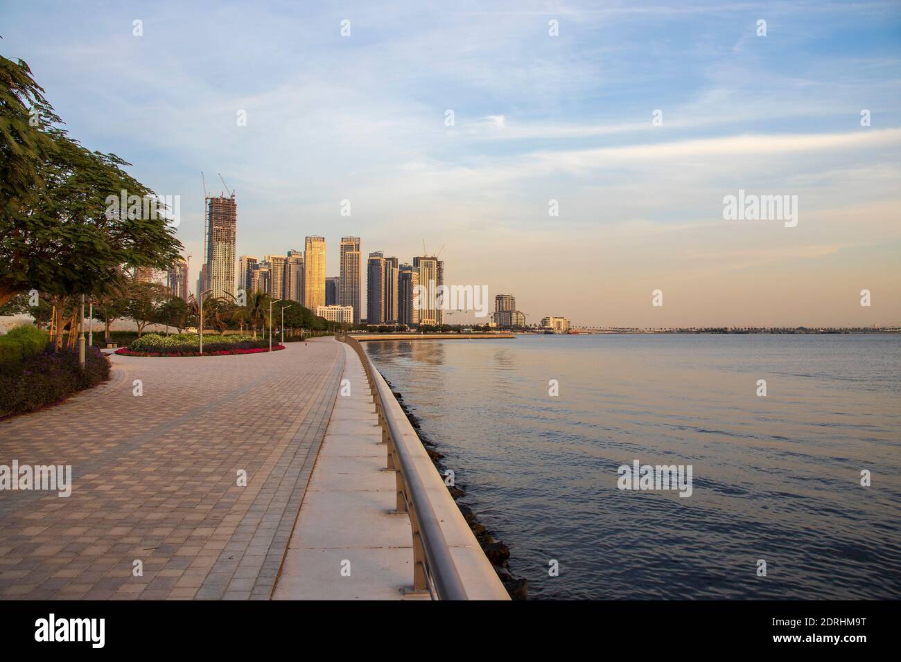 Dubai Creek Hafenentwicklung von EMAAR. VAE. Stockfoto
