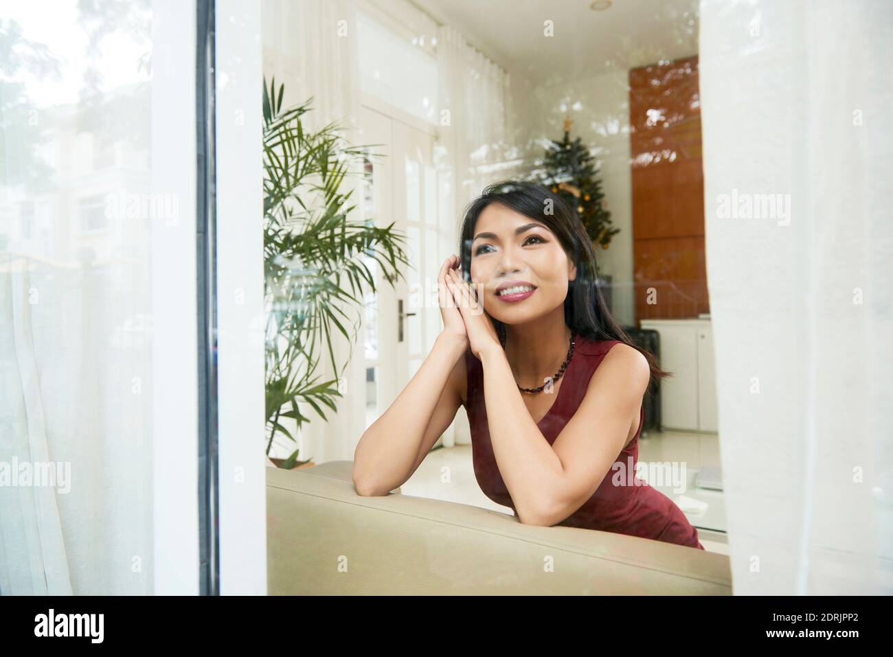 Selbstisolierungskonzept Stockfoto