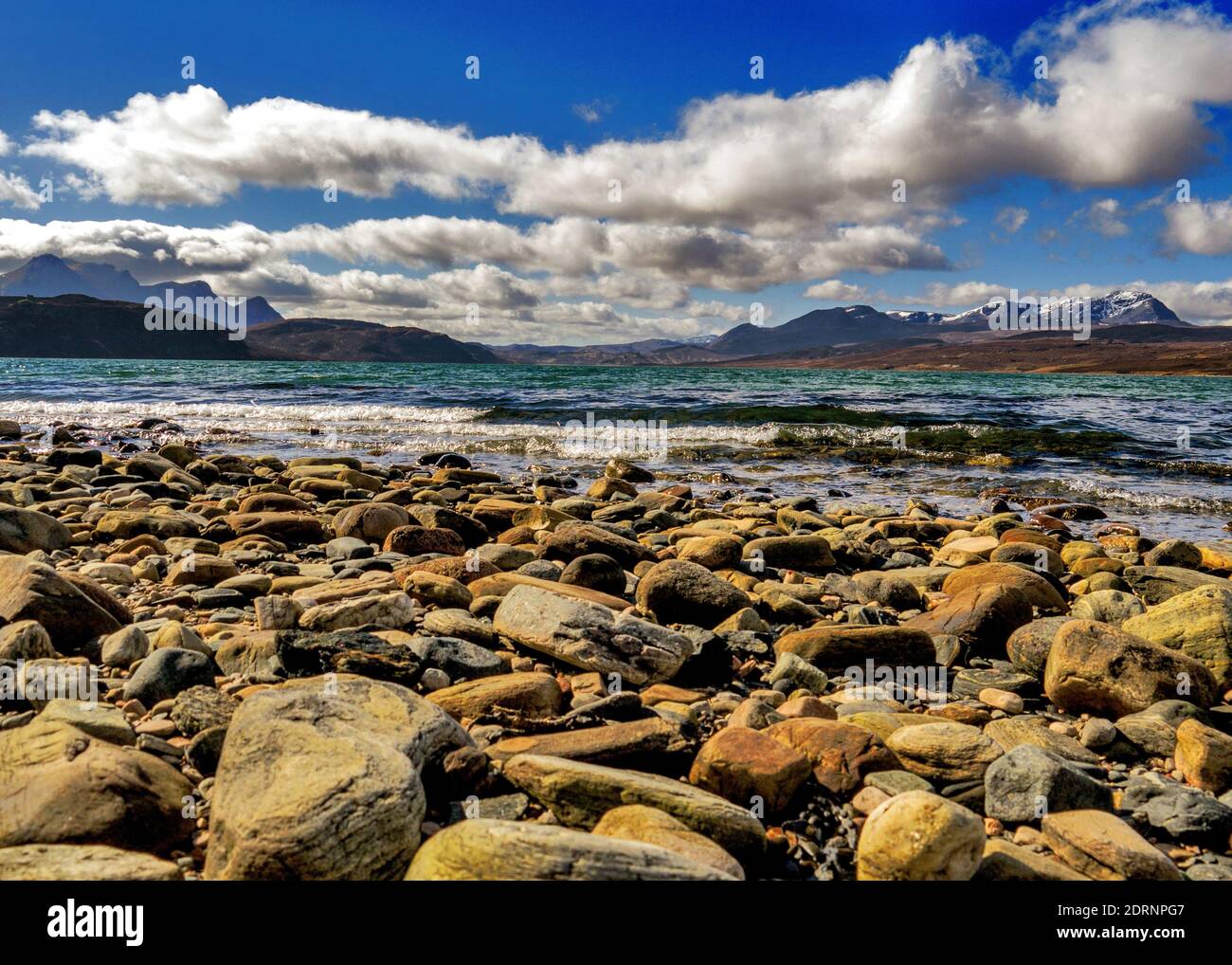 Der Kyle of Tongue in Sutherland, nordwestlich der schottischen Highlands Stockfoto