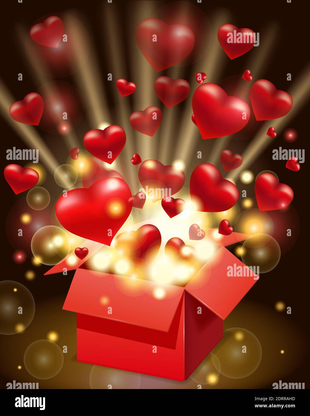 Rotes Offenes Herz Stock Vektorgrafiken Kaufen Alamy