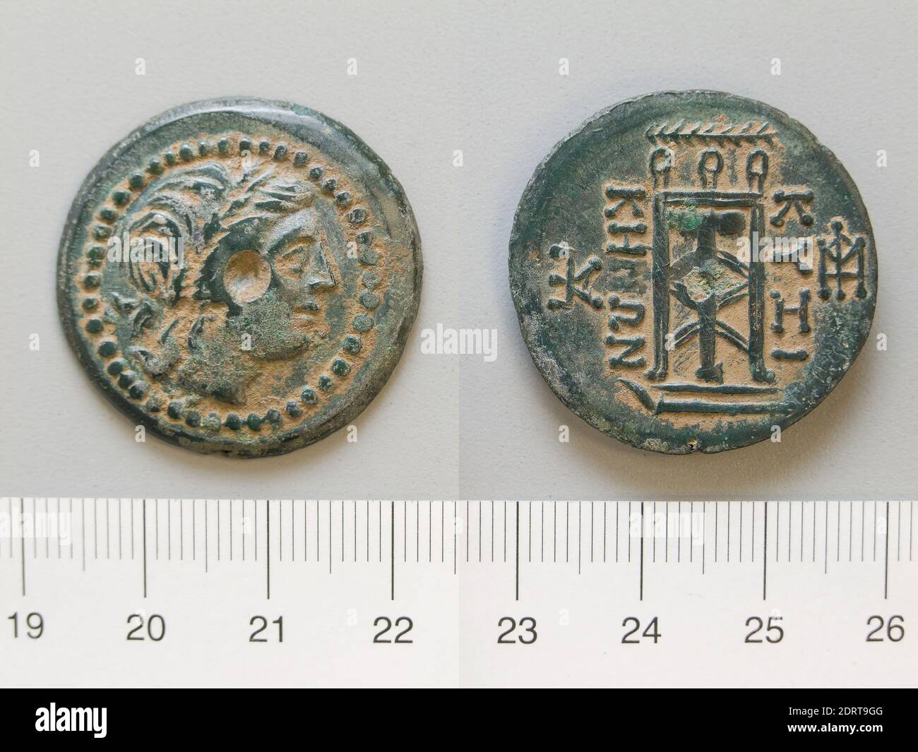 Münzstätte: Cyzicus, Münze von Cyzicus, 200–100 v. Chr. oder später, Bronze, 13.35 g, 12:00, 28.9 mm, hergestellt in Cyzicus, Mysia, Griechisch, Numismatik Stockfoto