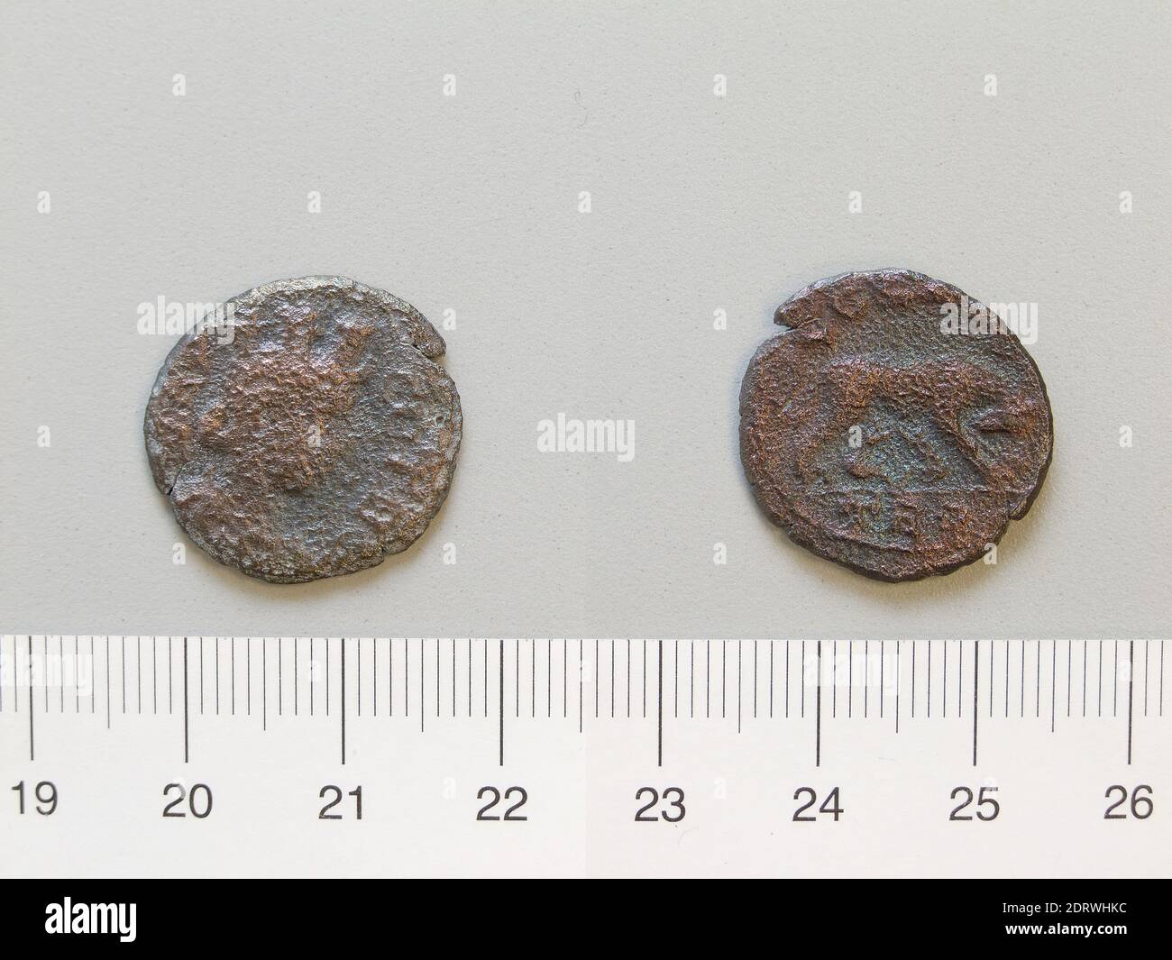 Münzstätte: Alexandria Troas, Münze von Alexandria Troas, Mitte 3. Jahrhundert n. Chr., Bronze, 3.18 g, 12:00, 20.2 mm, hergestellt in Alexandria Troas, Griechisch, 3. Jahrhundert n. Chr., Numismatik Stockfoto