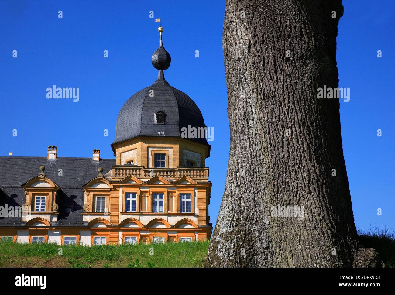 Seehof palais, ehemalige Residenz der Fürstbischöfe von Bamberg, Memmelsdorf, Oberfrankonien, Bayern, Deutschland / Schloß Seehof, Sommerresidenz Stockfoto