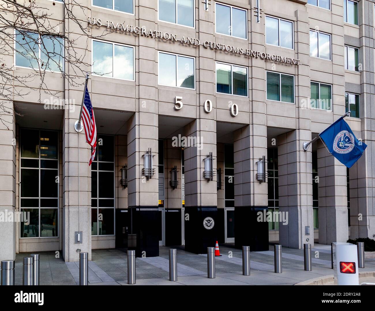 US-Einwanderungs- und Zollbehörde in Washington, D.C. USA. Stockfoto