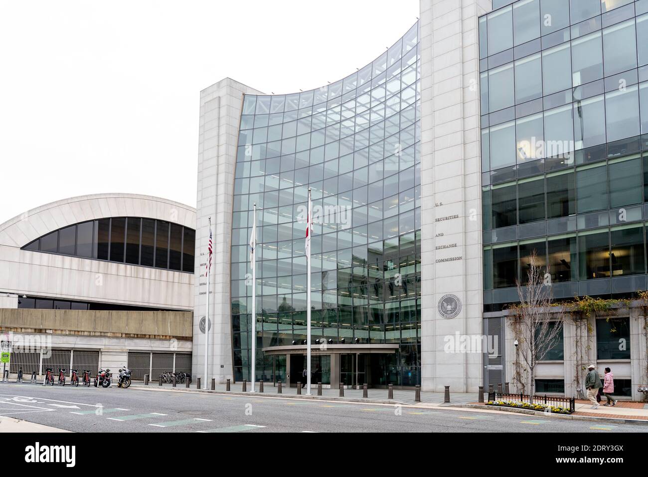 SEC-Hauptquartier in Washington DC. Stockfoto