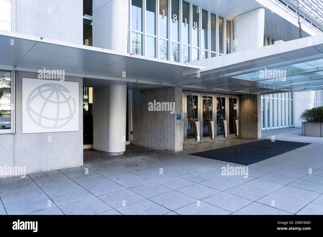 Der Eintritt der Weltbank-Gruppe in Washington D.C., USA. Stockfoto