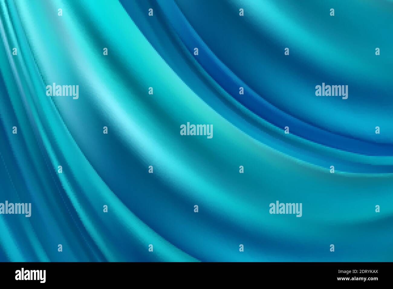 Glatte elegante blaue Satin-Textur abstrakter Hintergrund Stock Vektor