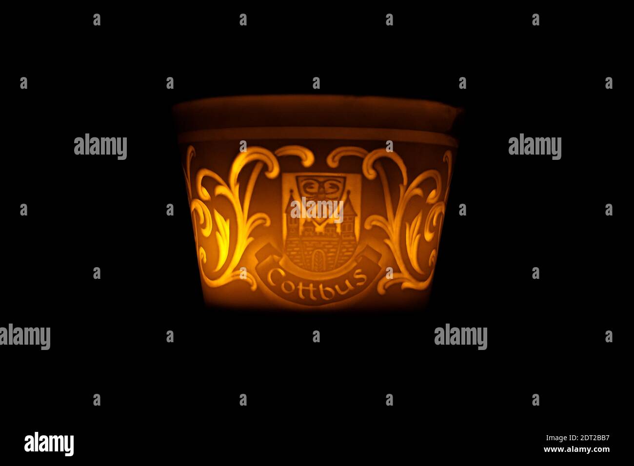 Kerze aus Cottbus Stockfoto