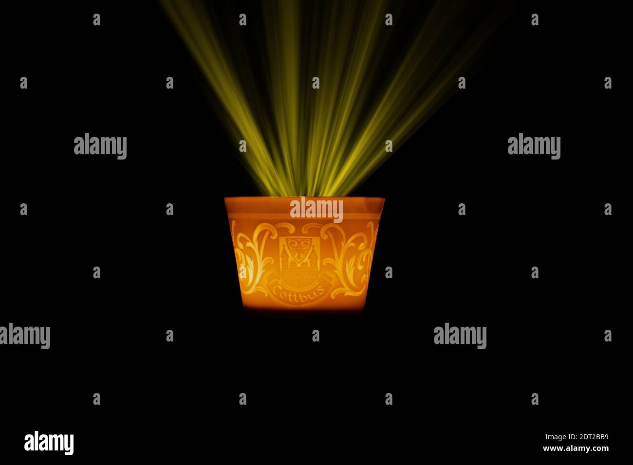 Kerze aus Cottbus Stockfoto