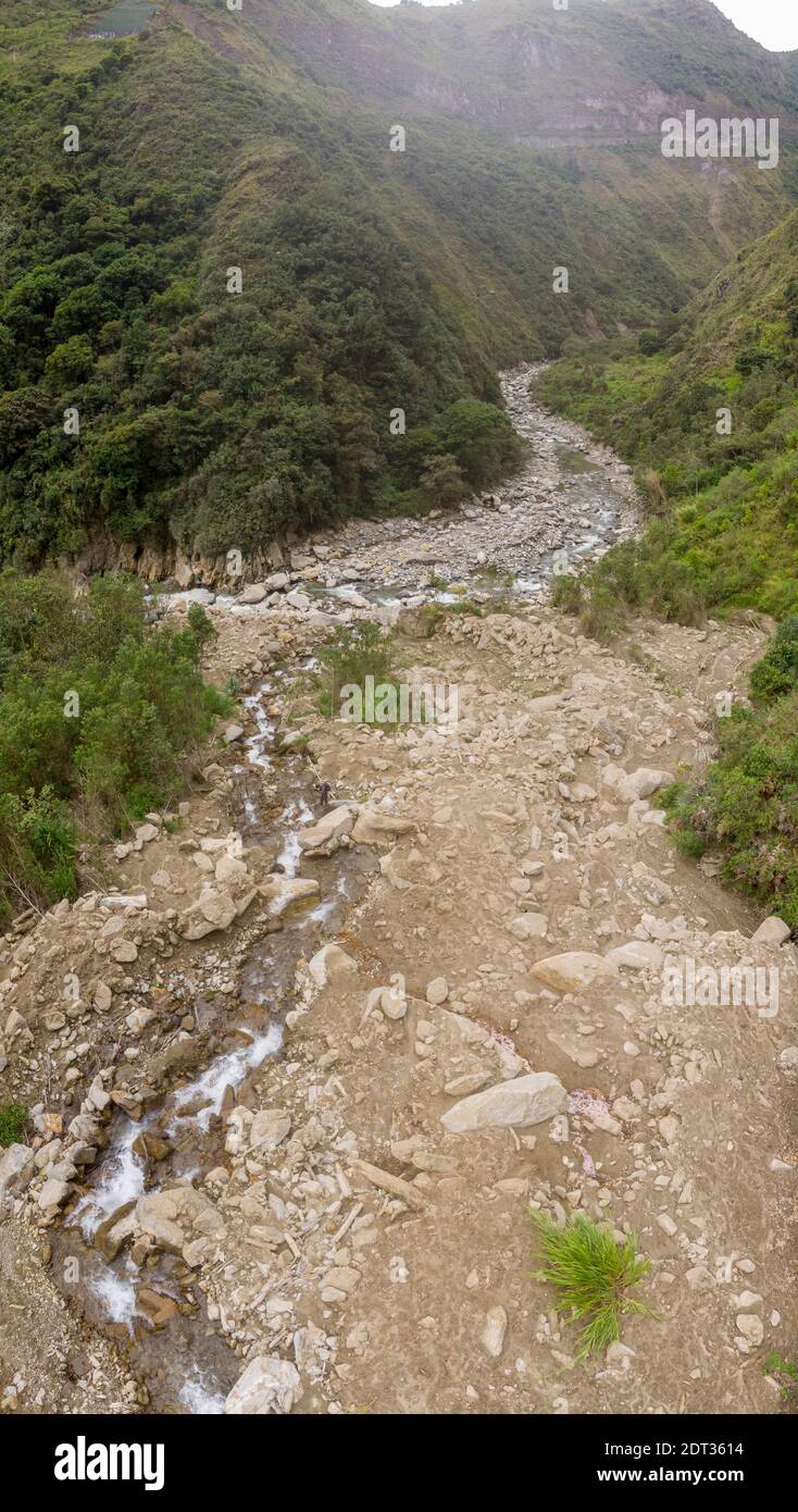 anden, Felsbrocken, braun, ändern, Klima, ecuador, Umwelt, Erosion, Flut, Fluss, global, Schlucht, Schlucht, Dschungel, Schlamm, natürlich, Natur, tobend, schnell, Stockfoto