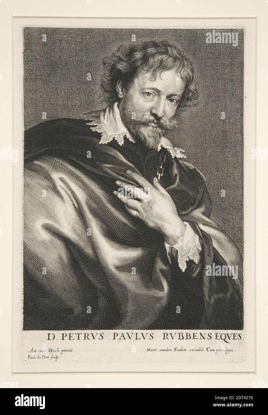 Künstler: Paulus Pontius, Flämisch, 1603–1658, Peter Paul Rubens (1577-1640), Gravieren, 40.4 × 29.7 cm (15 7/8 × 11 11/16 in.), Made in Flandern, Flämisch, 17. Jahrhundert, Arbeiten auf Papier - Drucke Stockfoto
