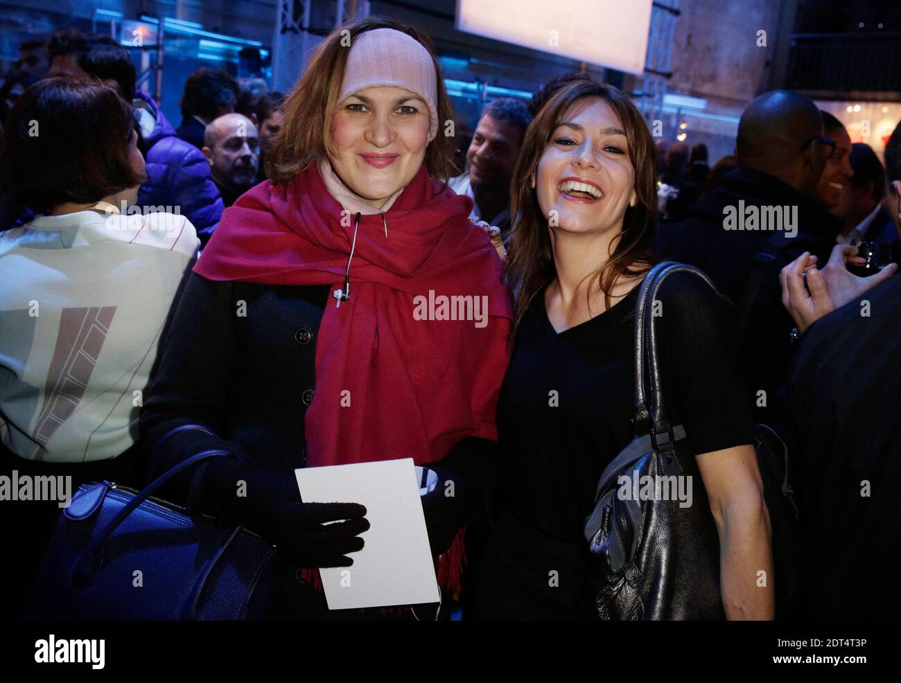 Armelle und Shirley Bousquet bei der Lacoste Party in Paris, Frankreich am 17. Januar 2014. Foto von Jerome Domine/ABACAPRESS.COM Stockfoto