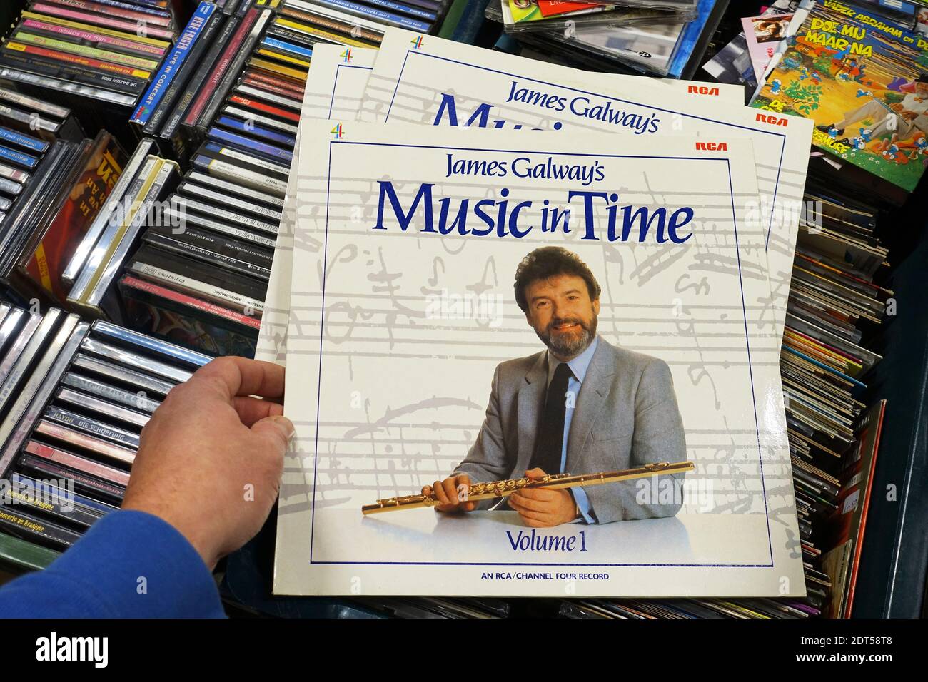 LP: James Galway - Music in Time Stockfoto