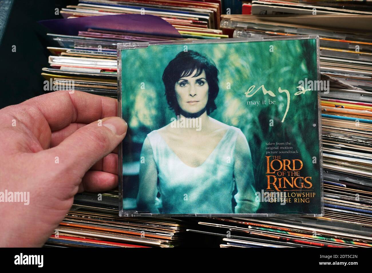CD Single: Enya - May IT Be Stockfoto