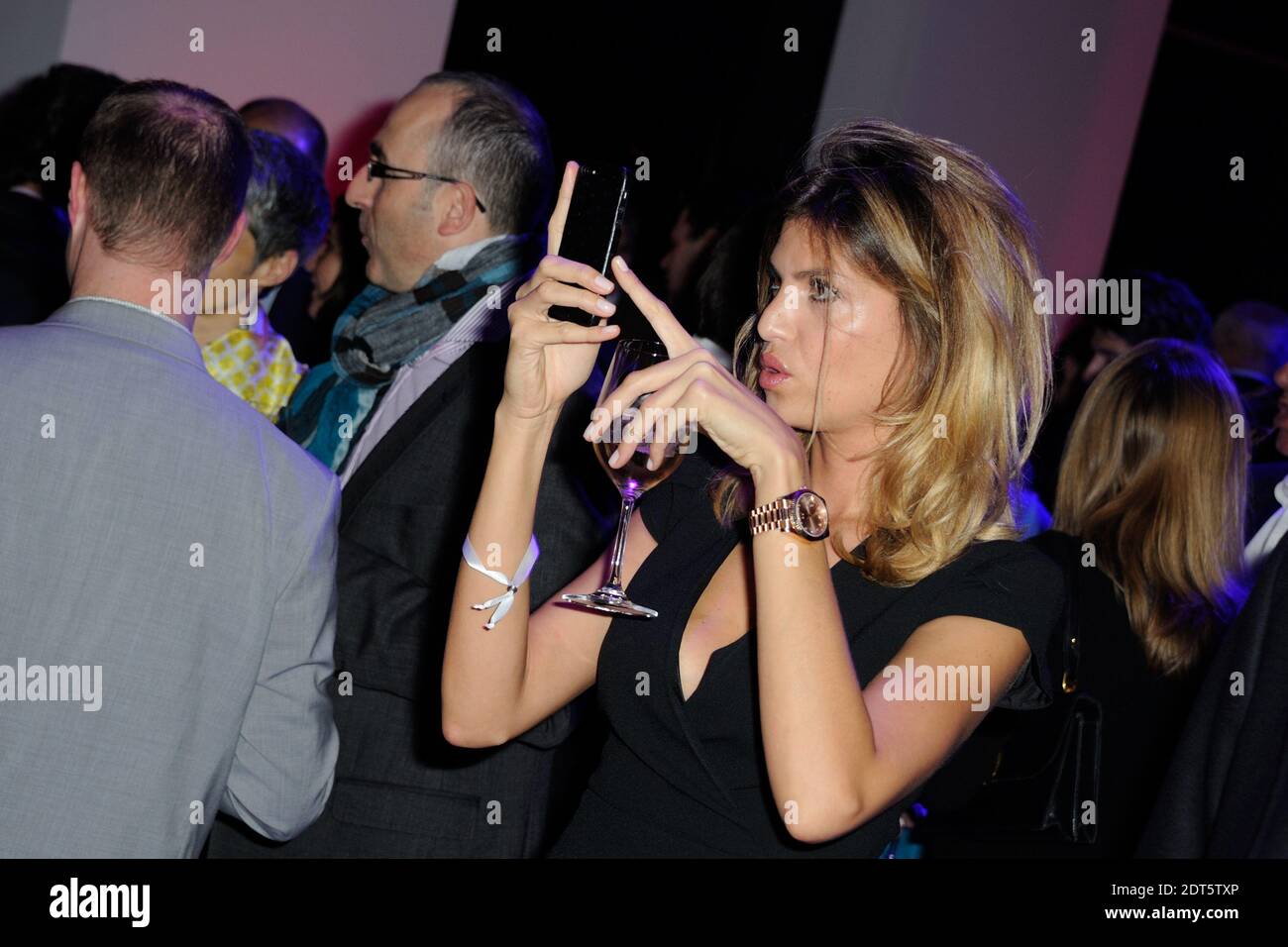 Isabelle Funaro Teilnahme an Pirelli Kalender 50. Jahrestag Party im Palais de Tokyo in Paris, Frankreich am 30. Januar 2014 statt. Foto von Alban Wyters/ABACAPRESS.COM Stockfoto