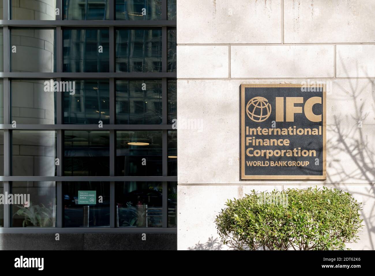 IFC-Zeichen in Washington, DC, USA. Stockfoto