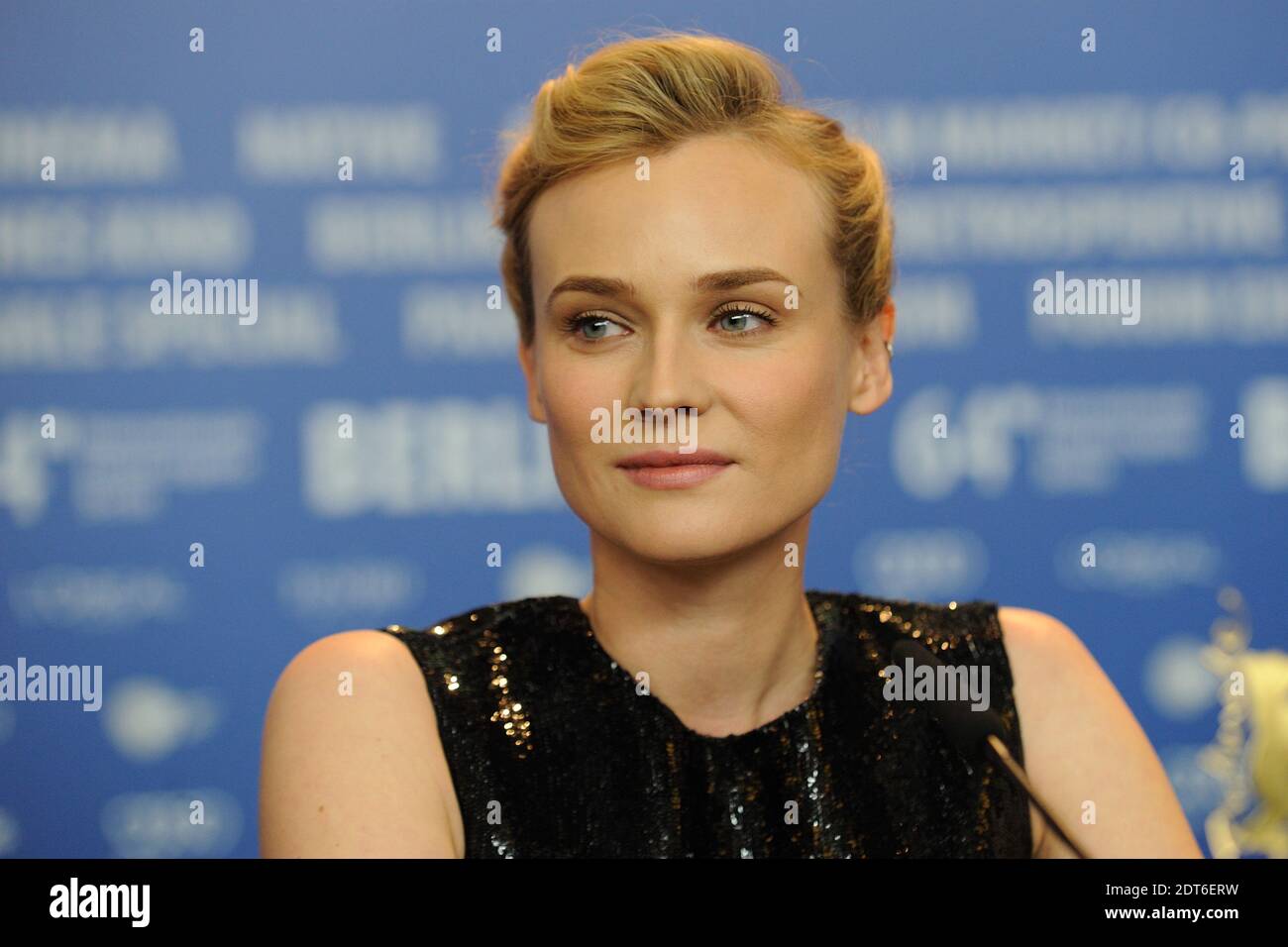 Diane Kruger bei der Pressekonferenz "The Better Angels" während der 64. Berlinale, Internationale Filmfestspiele Berlin, Deutschland, am 10. Februar 2014. Foto von Aurore Marechal/ABACAPRESS.COM Stockfoto