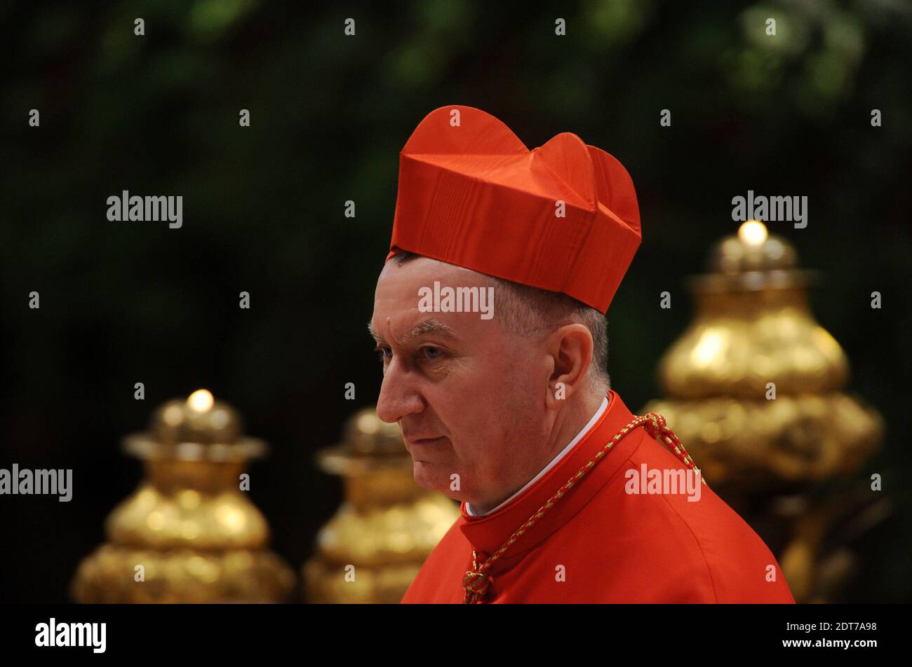Der neue Kardinal Pietro Parolin bei einem Konsistorium im Petersdom im