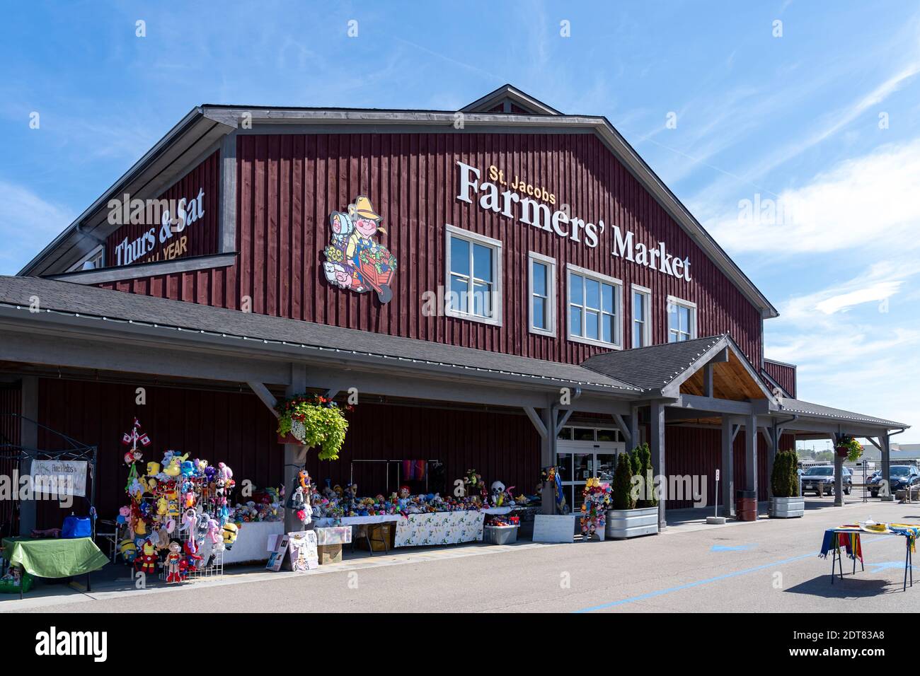 St. Jacobs Farmer's Market in Jacobs, Ontario, Kanada Stockfoto