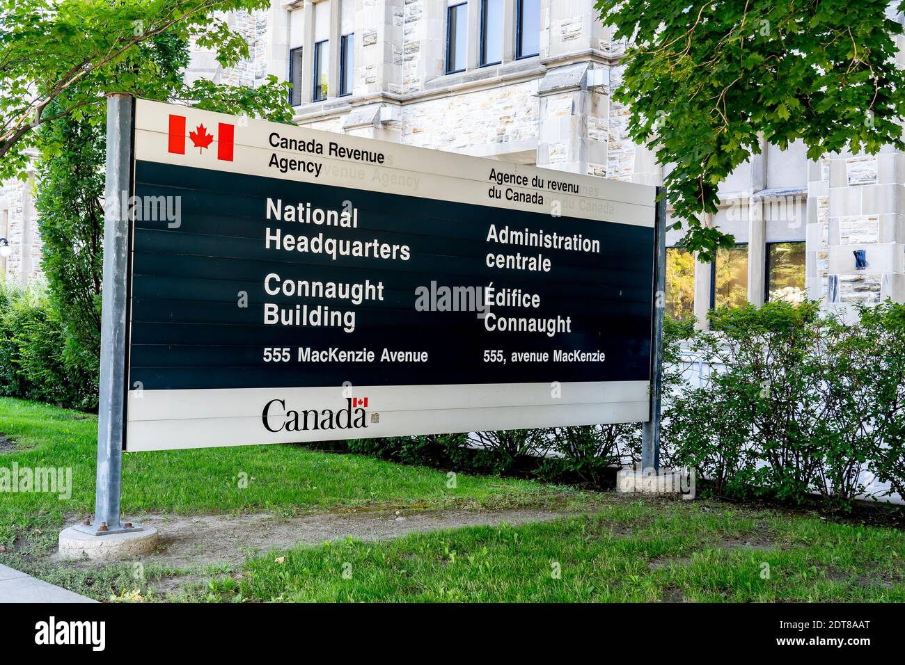Canada Revenue Agency National Headquarters in Ottawa Kanada. Stockfoto