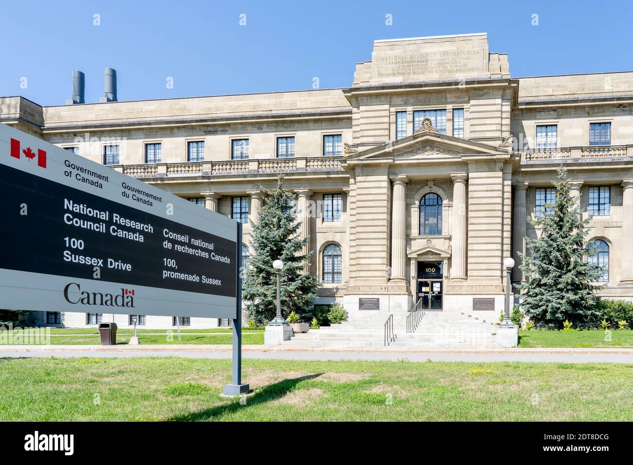Gebäude des National Research Council in Ottawa, Kanada Stockfoto