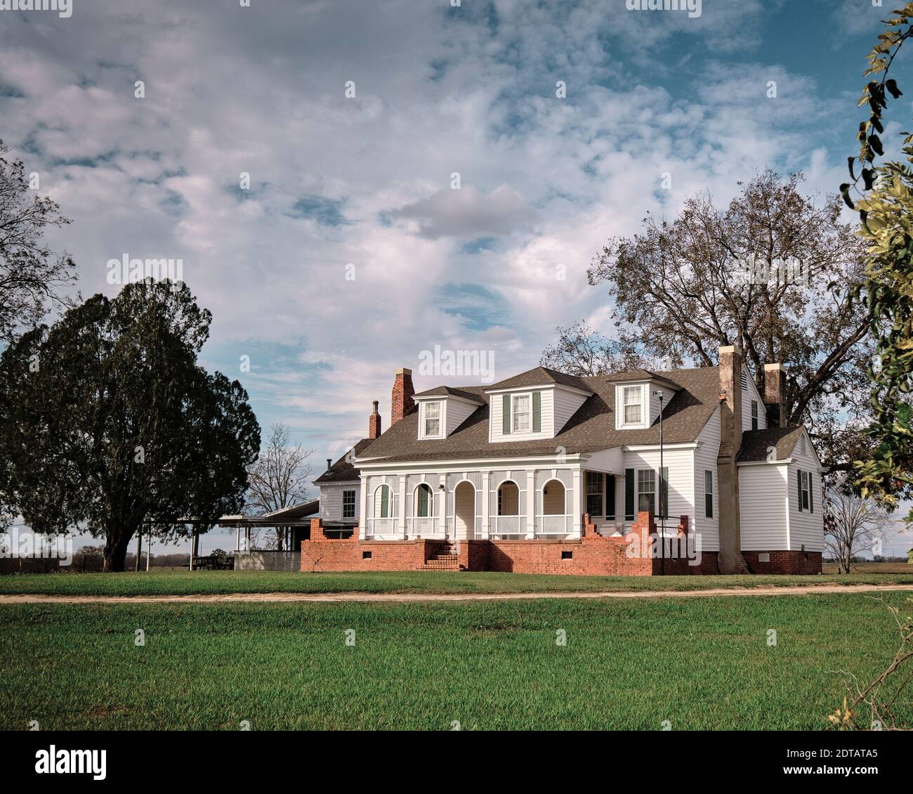 Marks House, erbaut 1825 von William Matthews Marks ist berühmt für das Haus, das in dem Film in Cold Blood, Pike Road Alabama, USA, gezeigt wird. Stockfoto